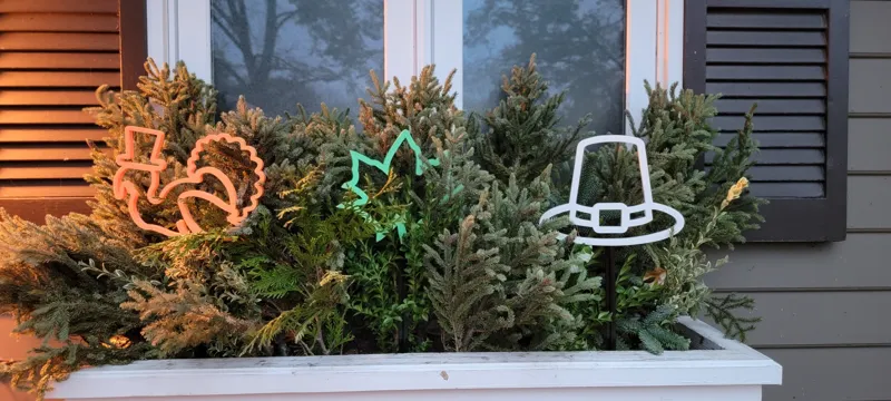 Thanksgiving Lawn Stake Decorations