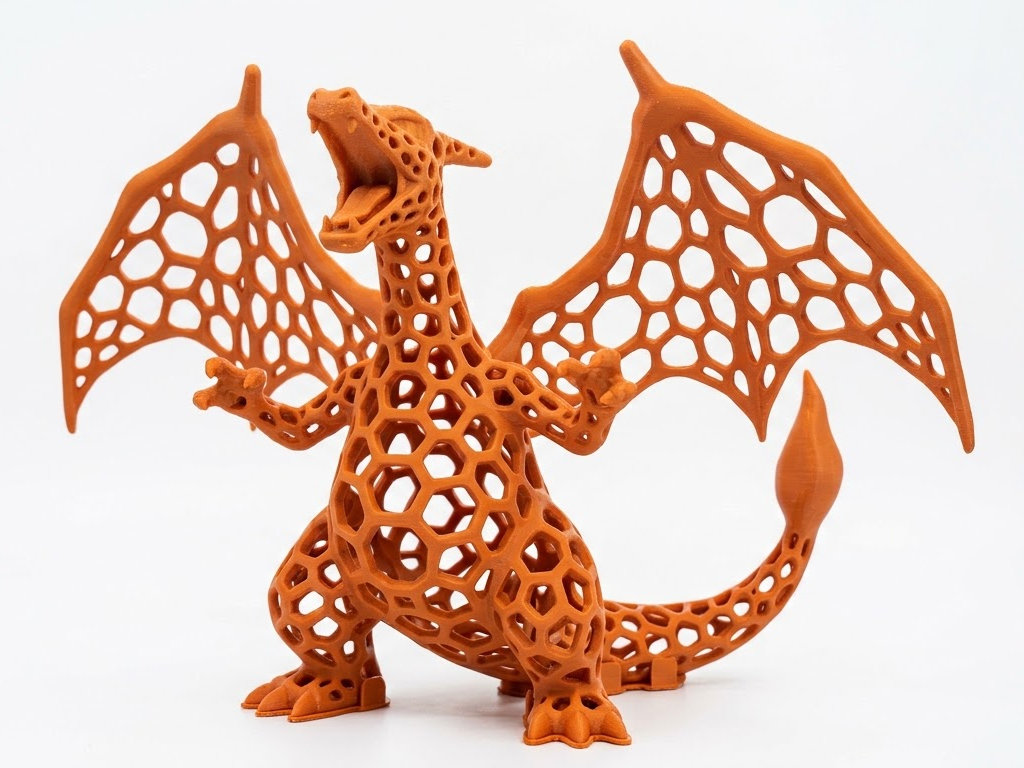 Voronoi Charizard 3D model