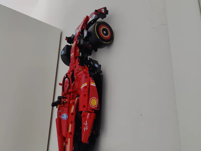 Invisible LEGOs Technic F1 wall mount