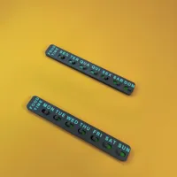 V1 - Week days 0.2mm layer, 2 walls, 15% infill