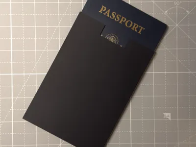 Modern Slim Perfect Fit Hard Shell Passport Sleeve