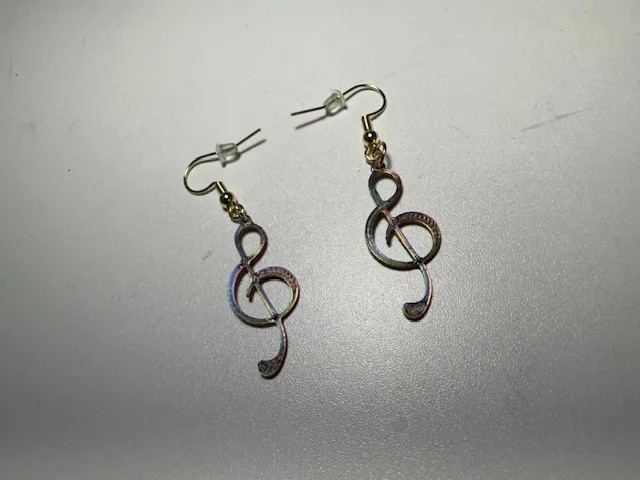 Music Symbol Earrings view 4