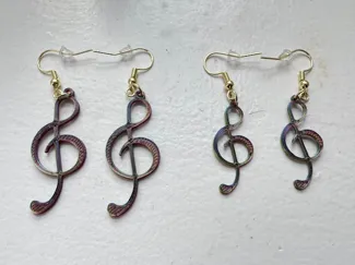 Music Symbol Earrings