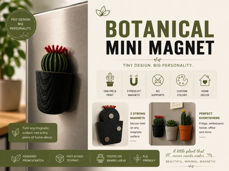 Botanical Mini Magnet