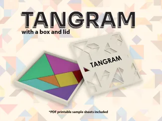 TANGRAM with BOX and LID