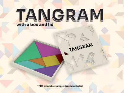 TANGRAM with BOX and LID
