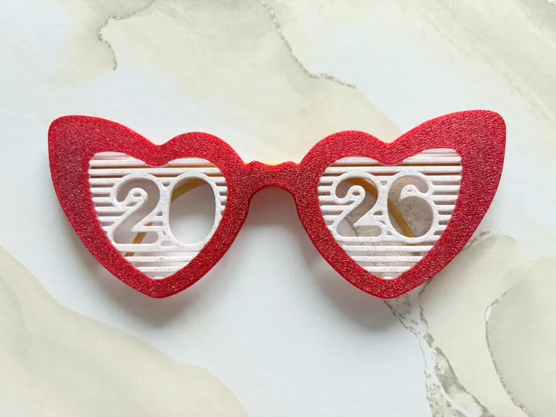 Party Glasses with Interchangeable Lenses