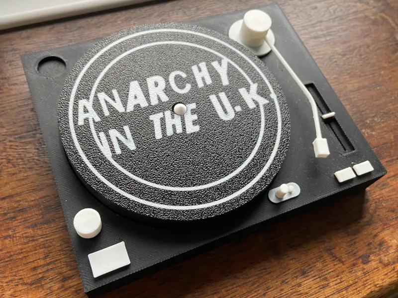 Sex Pistols Record Style Coaster