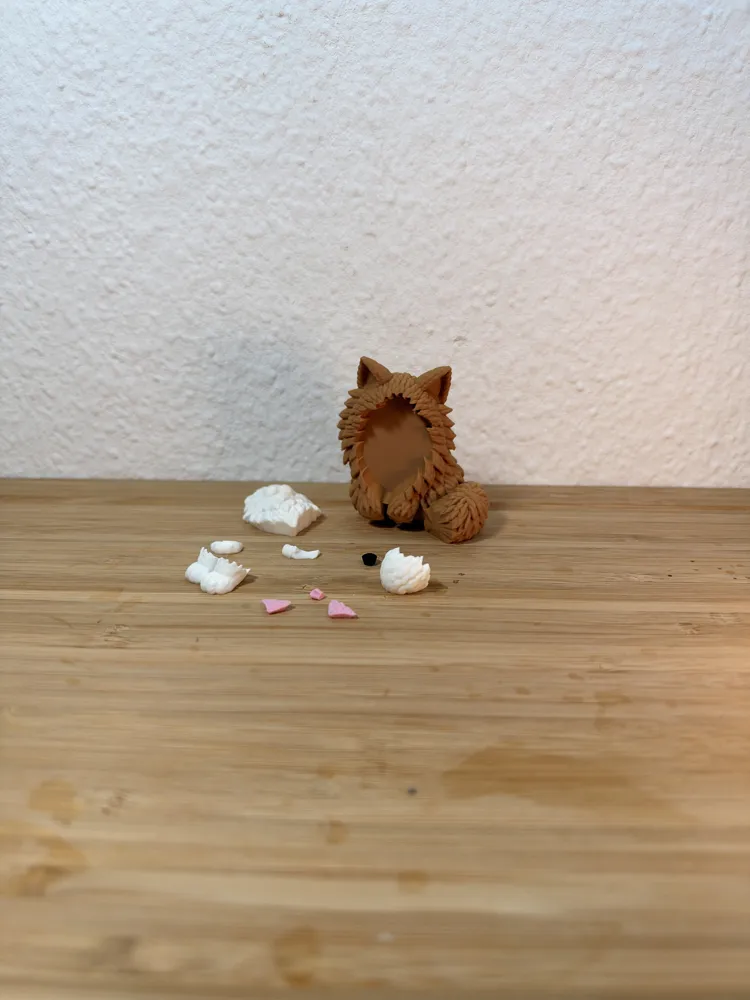 Strick Longhair Cat - Free 3D Print Model - MakerWorld