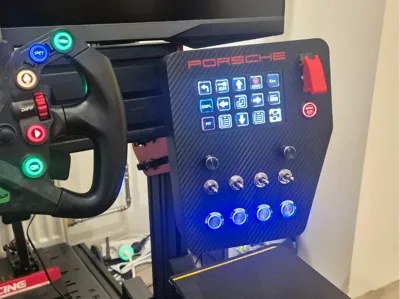 Simracing Button Box, with Streamdeck MK1