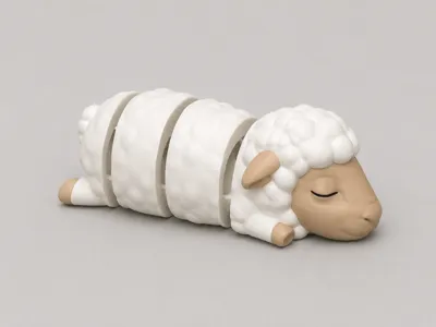 Articulated Sheep / Flexible Model print in place