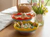 Oval Easter centerpiece