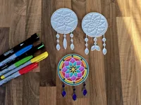 Attrape-rêves à colorier - kit DIY — photo 2