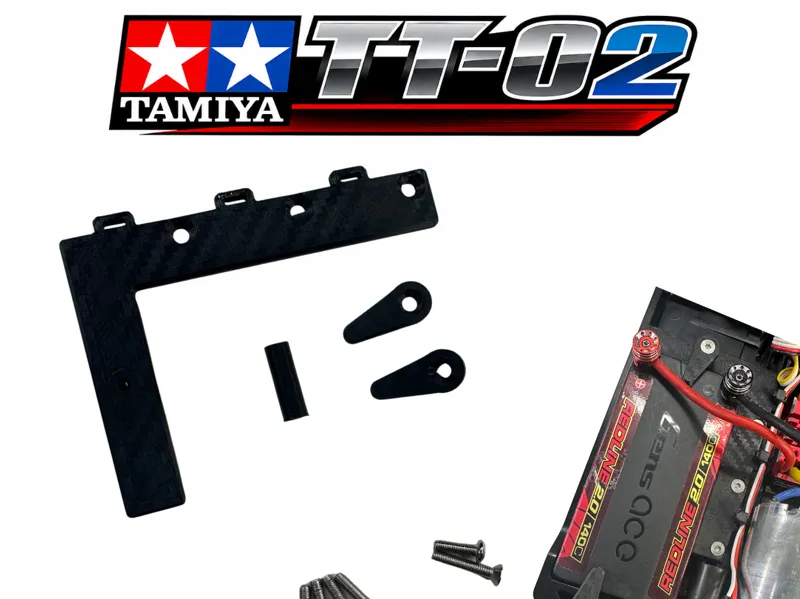 Tamiya TT-02 Shorty Battery Bracket Mount