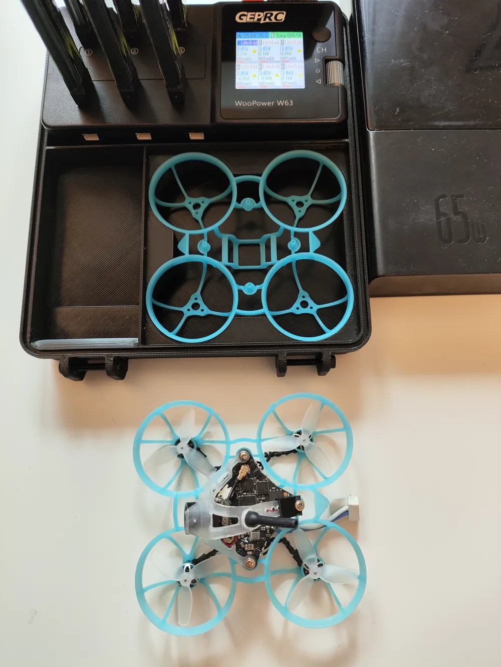 Box for Air65 & 6x320mah Lava 1s & W63 charger - Free 3D Print Model ...