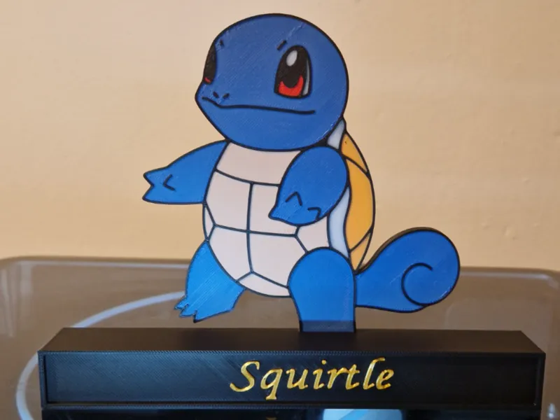 Squirtle on stand