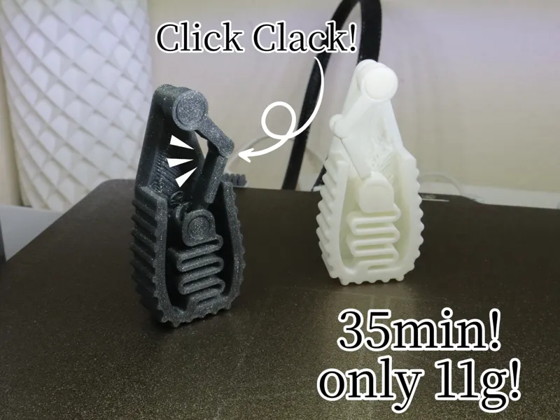 Fidget Click Clak! V2 - Print in Place