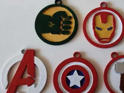 Avengers keychain
