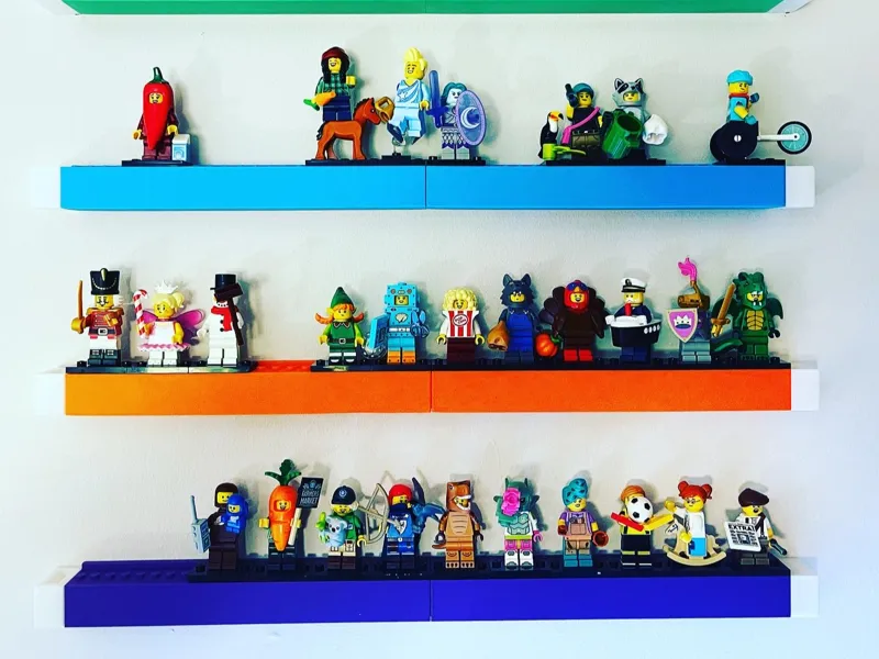 Modular Minifigure Wall mount and band stand