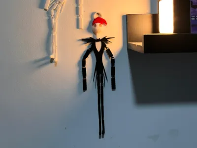 jack skellington articulated christmas decoration