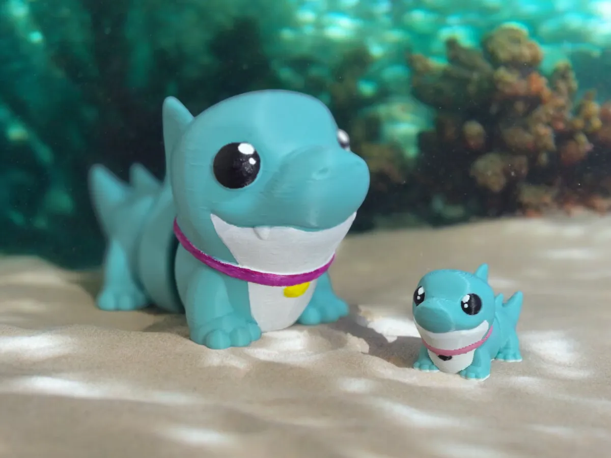 Flexi Jeff the Land Shark Marvel Rivals by 3DJPDESIGNS MakerWorld: Download Free 3D Models - 3D model önizlemesi