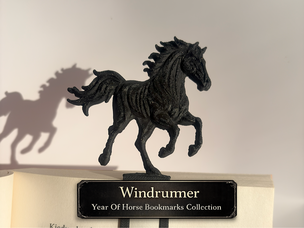 02. Year Of Horse Bookmarks - Windrunner 