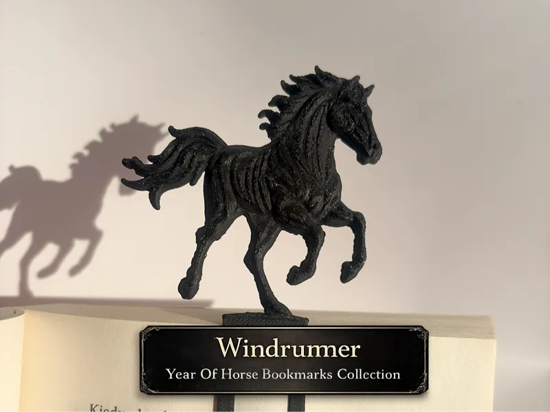 02. Year Of Horse Bookmarks - Windrunner 