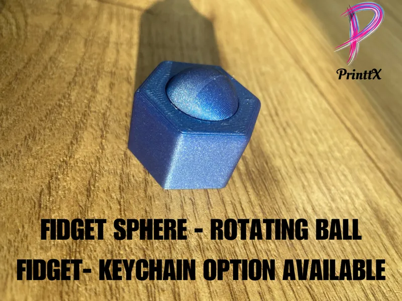 Fidget Sphere -  Rotating Ball Fidget Toy