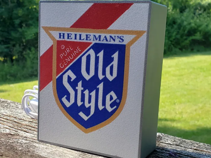 Old Style Beer Lightbox