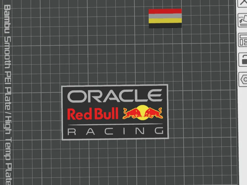 Oracle Red Bull Racing 3D Printable Fridge Magnet