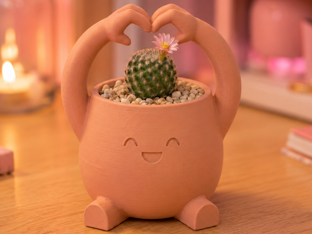 Heart Hands Planter - Cute Decor