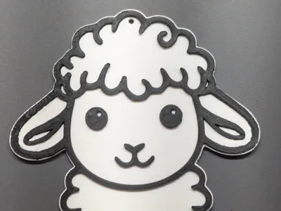 Cute Sheep Charm/Keychain