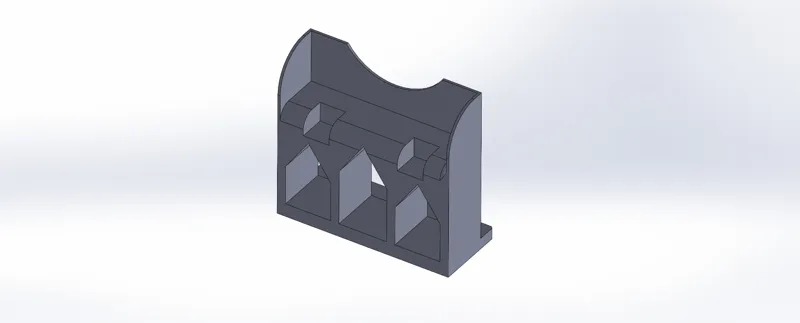 Bauteillüfter Stütze stabil