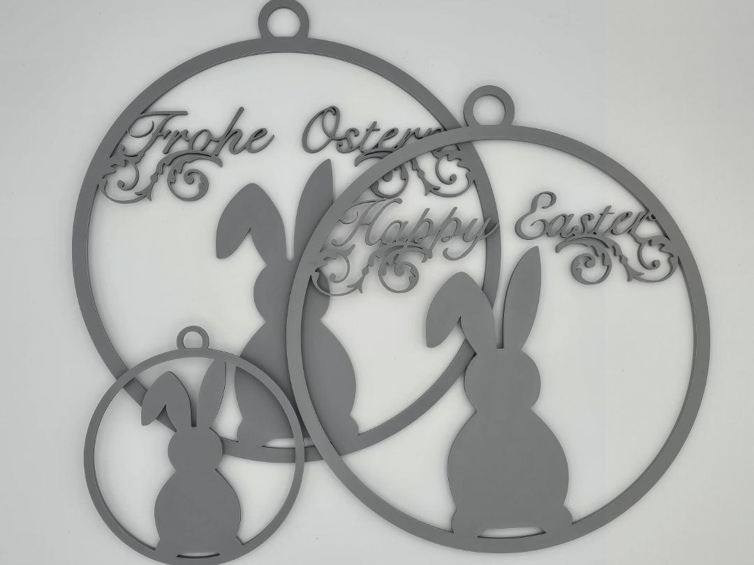 Ornaments / Loop Set - Frohe Ostern & Happy Easter