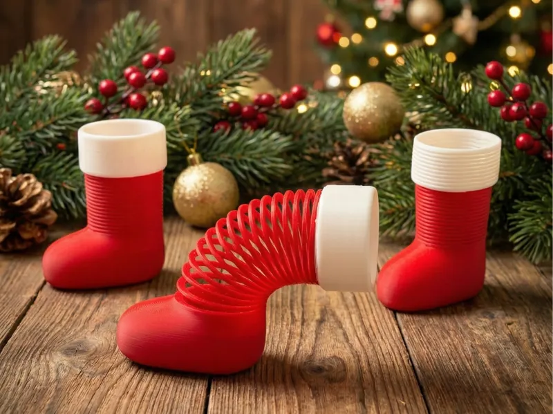 Slinky Christmas Stocking