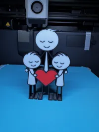 Father and two Sons 0.2mm layer, 2 walls, 10% infill