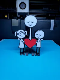 Father with Son and Daughter 0.2mm layer, 2 walls 10% infill