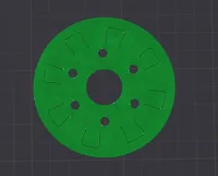 v2 - 1mm thickness, concentric print pattern