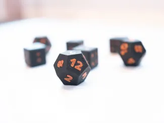 D12 Dice w/ Number Inserts