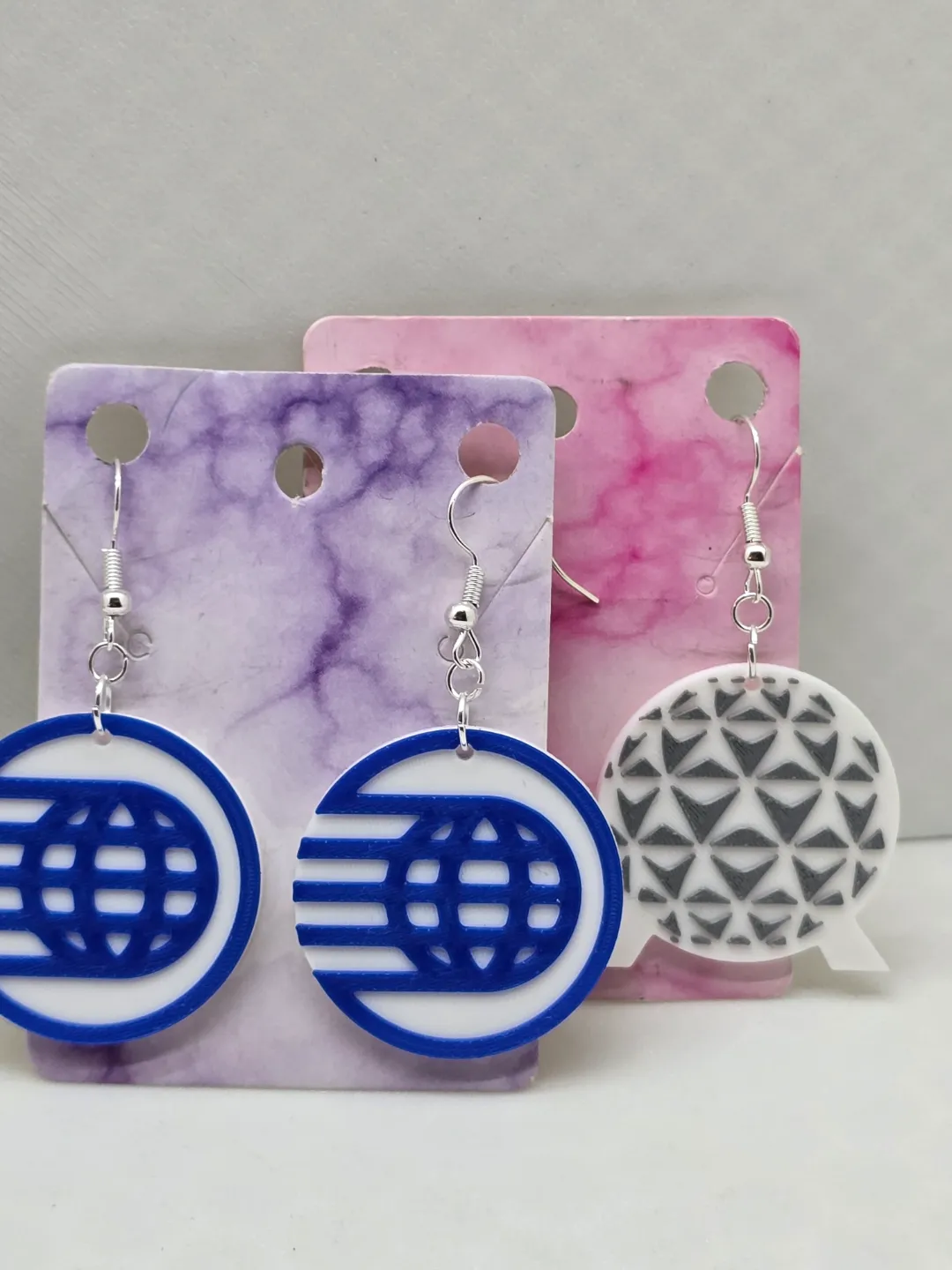 Disney Spaceship Earth Earrings view 2
