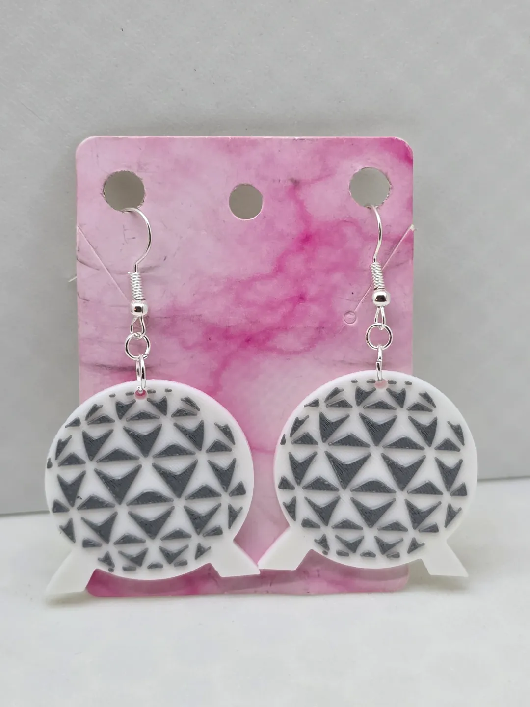 Disney Spaceship Earth Earrings view 4
