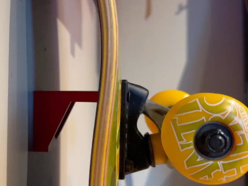 Skateboard wall mount