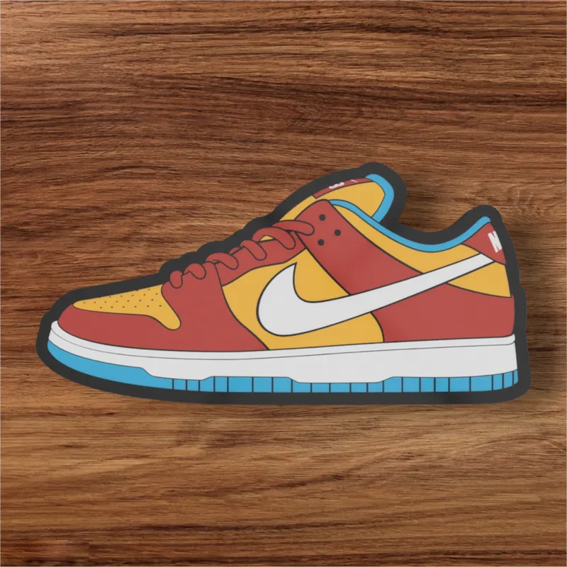 Nike Bart Simpson SB Dunk Lightbox Lamp