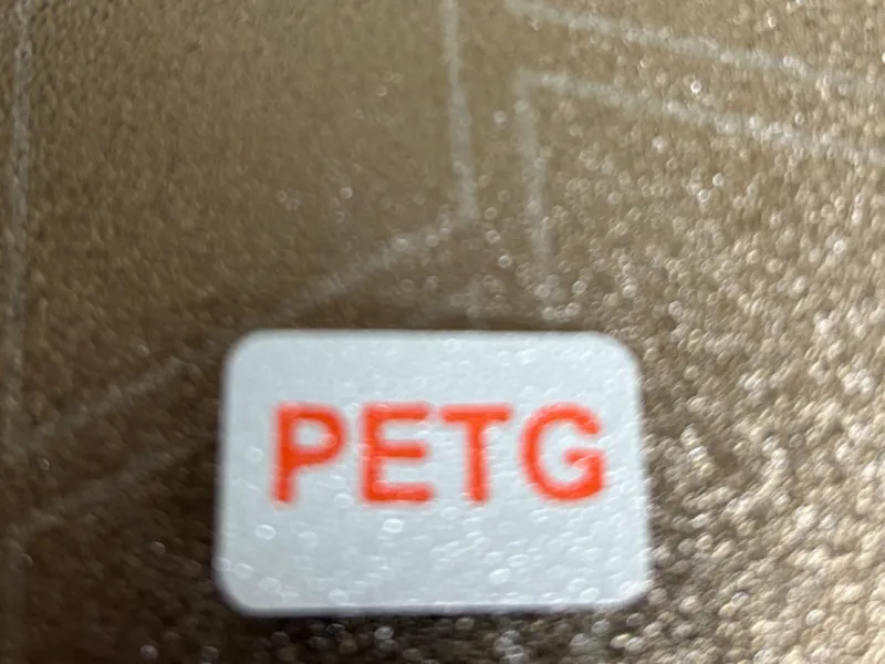 marker tag PETG for Spring clip