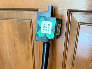 Command Block Staff from Minecraft vs Animation