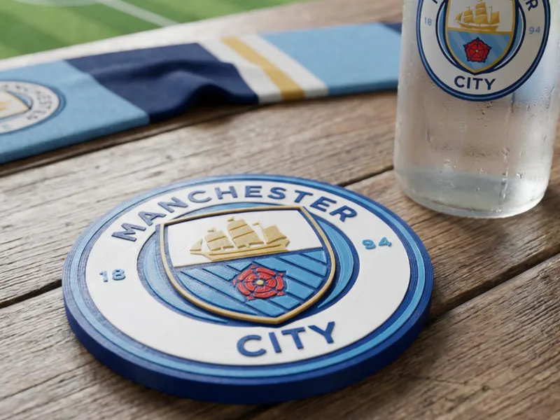 Manchester City Coaster/ Wall Art