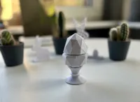 Lapin de Pâques moderne à facettes — photo 8
