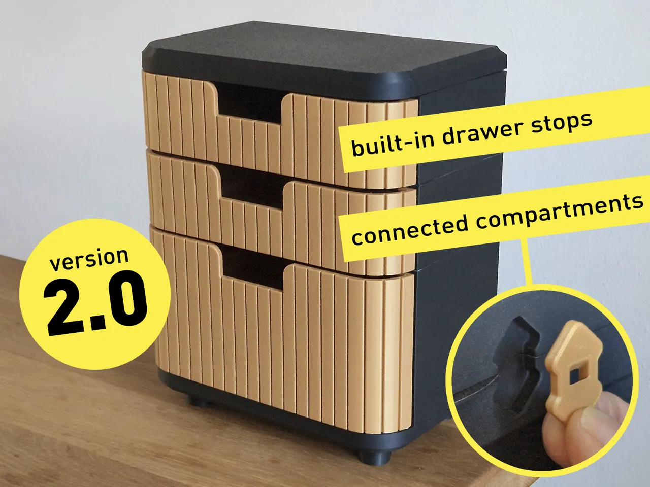 Stackable Drawer Storage Box view 2