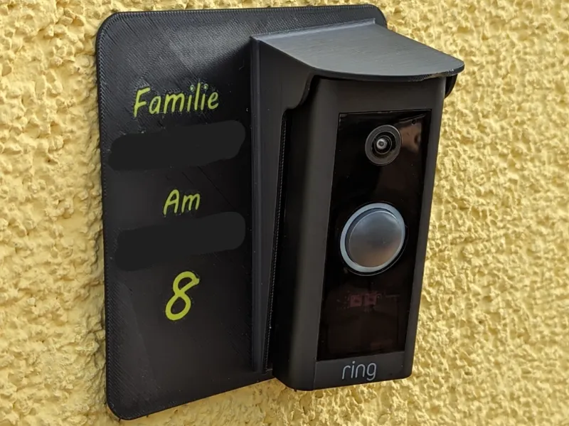 Wall mounting bracket; Ring Video Doorbell (Wired)