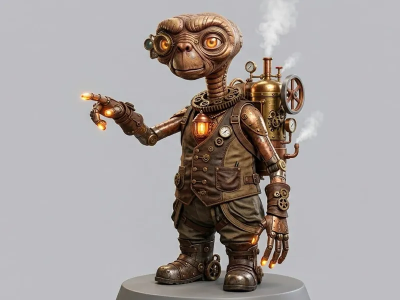 ET. EXTRATERRESTRE STEAMPUNK